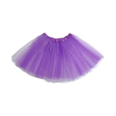 Imagem de Saia Tutu De Tule Sólido E Fluffy Estilo Inglês Para Adultos, Ideal Pa