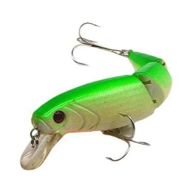 Imagem de Isca Artificial Rígida Para Robalo Com Olhos 3D, Crankbaits, Minnow, S