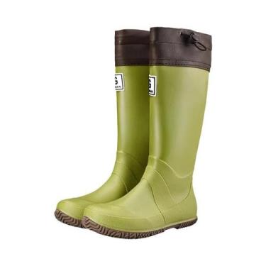 Imagem de Botas De Chuva Unissex Com Forro De Fleece E Manga Curta, Calçados De 