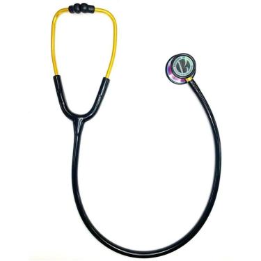 Imagem de Estetoscópio Bic Eternity Iii Duplo Preto Rainbow gold