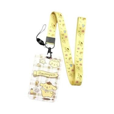 Imagem de Porta-Crachá/Cartão De Identificação Com Cordão De Pescoço E Pingente 