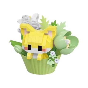 Imagem de Boneco De Panda Cartoon Fofo Em Bloco De Montar, Ornamento De Brinqued