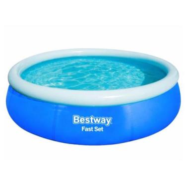 Imagem de Piscina 1000 Litros com Borda Inflavel Redonda Bestway Para Criança
