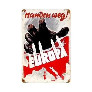 Imagem de Placa De Metal Vintage Alemã Para Decoração De Parede De Casa, Bar, Ga