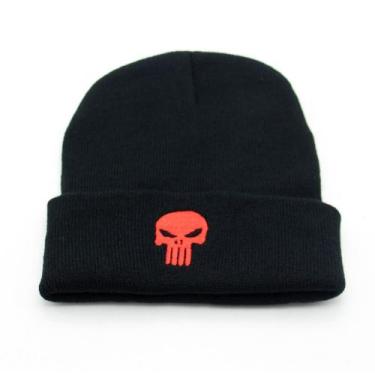 Imagem de Gorro de inverno Knitted Hat Punishers Anime para adultos e crianças -