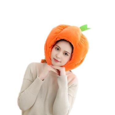 Imagem de Fantasia, chapéu de abóbora, cosplay, boné de festa, chapéu de pelúcia