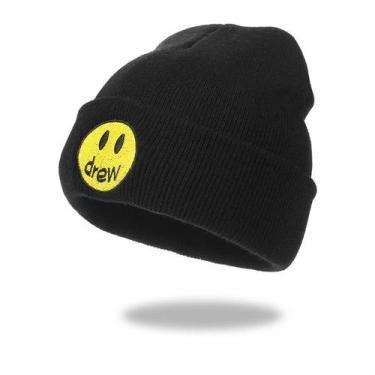 Imagem de Chapéu de malha Smileys Faces Anime Winter Beanie Slouch Hat - Yiweisa
