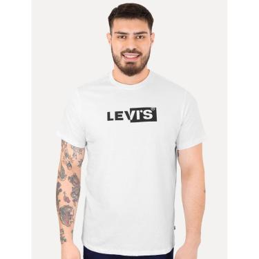 Imagem de Camiseta Levis Masculina Original Inverse Logo Branca-Masculino