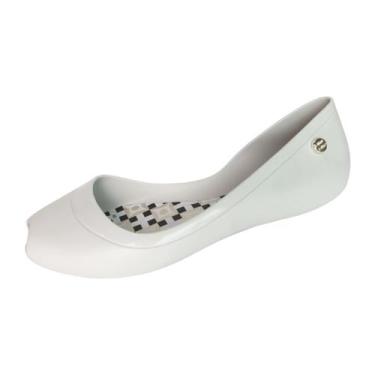 Imagem de Sandália Feminina Peep Toe Adulto 50003 - Miss-Miss Calçados, Off, 35