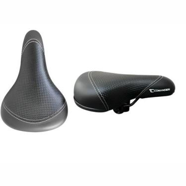 Imagem de Selim BMX Cross Pro com Carrinho Preto Comander - Commander