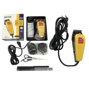 Imagem de Máquina Cortar Cabelo Profissional Barba Bigode Cavanhaque - Maxtop, 1