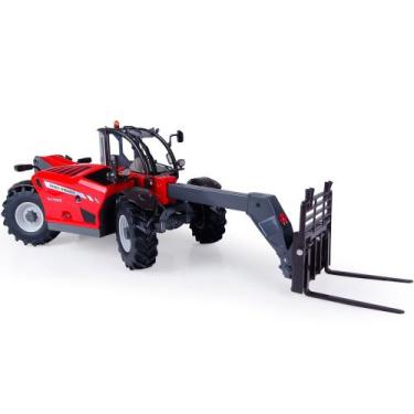 Imagem de Miniatura telescópio agrícola massey ferguson th.7038 1/32, Vermelho
