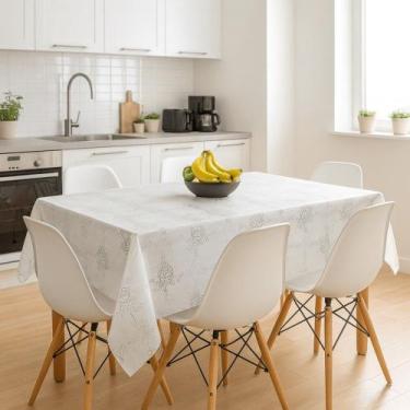 Imagem de Toalha De Mesa Diamante Andressa Peça Pronta 1,38x2,20m Vinil - Plast.