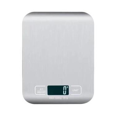Imagem de Balança Digital De Cozinha Em Aço Inoxidável De 5kg Com Display LED Pa