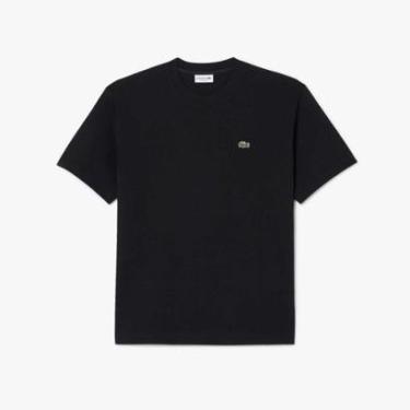 Imagem de Camiseta Lacoste De Malha De Algodão Pesado Masculina-Masculino