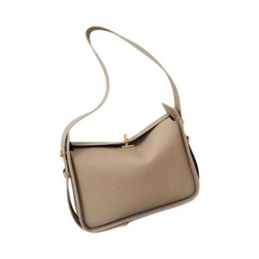 Imagem de Bolsa De Ombro Feminina De Grande Capacidade Em Couro Genuíno, Bolsa T