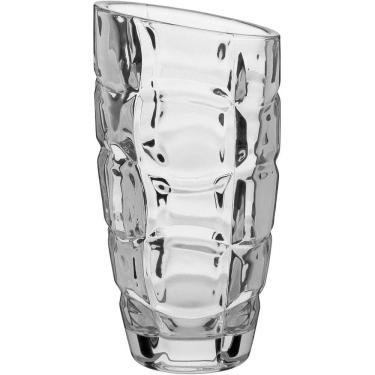 Imagem de VASO DECORATIVO ENFEITE PLANTA VIDRO 19x9x9cm