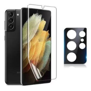 Imagem de Película De Gel + Pelicula de Camera 3D Para Samsung Galaxy S21 Ultra 