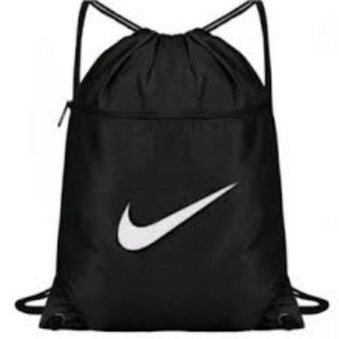 Imagem de Mochila Sacochila Esportiva OEM Modelo 1 em Nylon 45x30x15 cm Preto Impermeável Resistente à Água Unissex