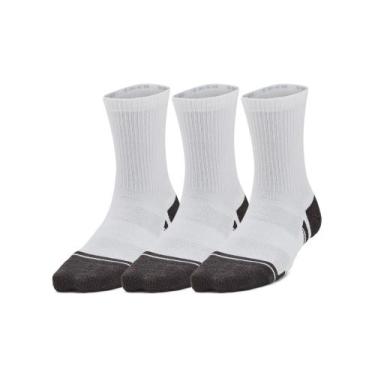 Imagem de Meia de Treino Under Armour Tech Infantil, Branco, 30-35