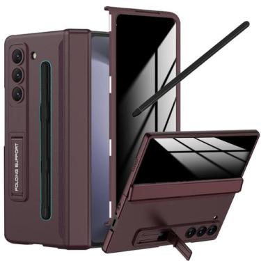 Imagem de Capa YQODSZ para Samsung Galaxy Z Fold 5 com tela de privacidade
