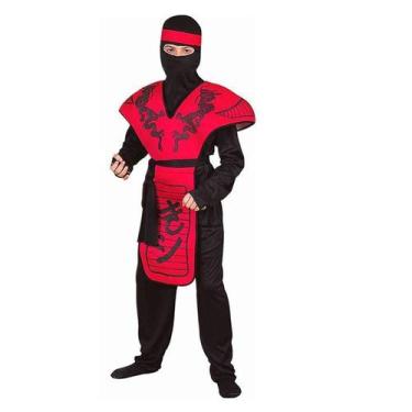 Imagem de Fantasia de Ninja Infantil Com Túnica de Espuma Luxo - Fantasias Carol