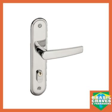 Imagem de Fechadura para porta de Entrada/Externa Concept 401E Cromada 40mm Pado
