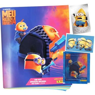 Imagem de Kit Album de Figurinhas Meu Malvado Favorito IV + Com 50 Figurinhas (1