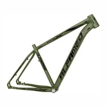 Imagem de Quadro Bicicleta Aro 29 Alfameq AFX, 15, Verde militar