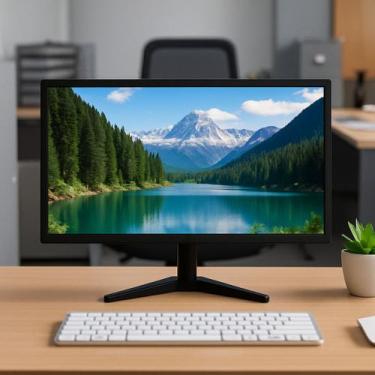 Imagem de Monitor LED 27 Polegadas Full HD Entradas HDMI VGA 16:9 Escritório Com