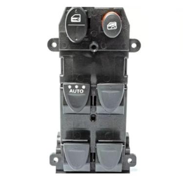 Imagem de Interruptor vidro quadruplo Civic 2006 a 2010 com trava de vidro e por