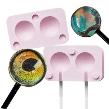 Imagem de Molde de Silicone Redondo Retro - Mimos de Açúcar Ltda