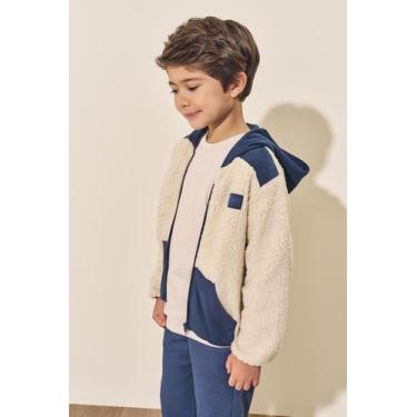 Imagem de Jaqueta Infantil Menino em Pelo Marinho Divertto - Diverto, Azul marin