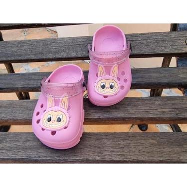 Imagem de Sandália Babuche Infantil Labubu Meninas Rosa Labubu TAMANHO:21/22, 21