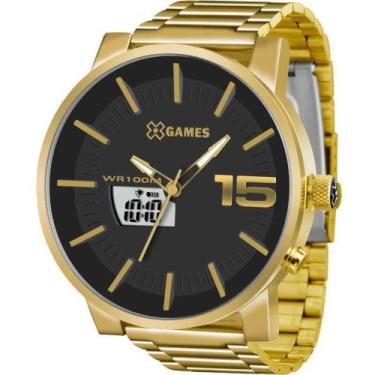 Imagem de Relógio X-Games Masculino Dourado XMGSA001P2KX