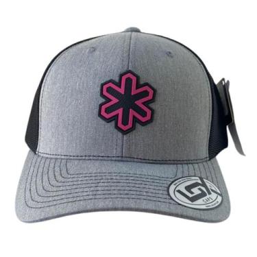 Imagem de Boné Tuff Cinza com Rosa, Cinza