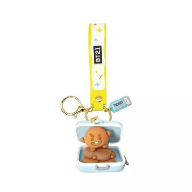 Imagem de Chaveiro BT21 Shooky Com Mala E Ticket Kpop Miniso