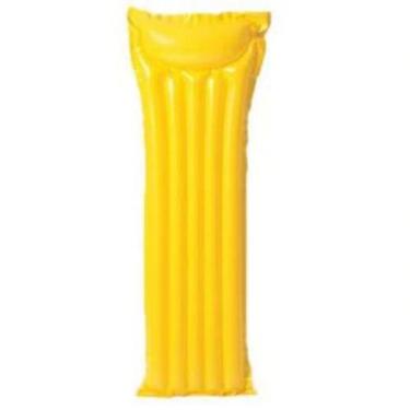 Imagem de Colchão Boia Inflável Amarelo 183 x 69 cm - Wellmix