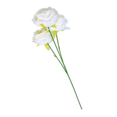 Imagem de Rosa Artificial Decorativa Realista para Vaso e Arranjos Castela - CAS