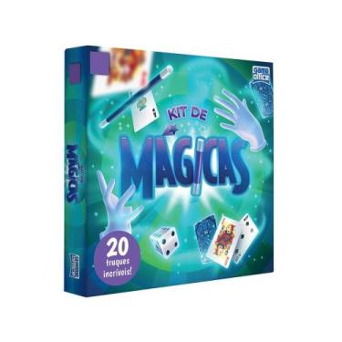 Imagem de Kit de Mágica Infantil Toyster Brinquedos  - Game Office 20 Truques