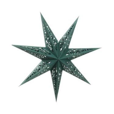 Imagem de Enfeite Pendente Estrela Feliz Natal Para Decoração De Árvore De Natal