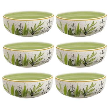 Imagem de Jogo de Bowls Kit 6 Peças Tigela 620ml 15cm Siena Salgueira Cerâmica F
