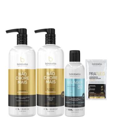 Imagem de Borabella Kit Não Chore 2x1 Litro + Selagem 3D 90ml