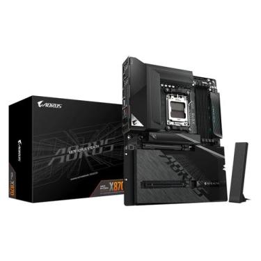Imagem de Placa Mãe Gigabyte X870 Aorus Stealth DDR5 Socket AM5 Chipset AMD X870