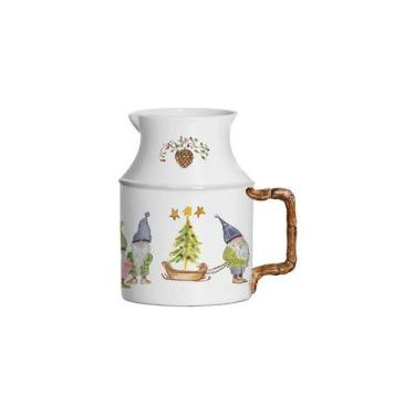 Imagem de Galão de Leite Cerâmica Christmas Elf - Maison Blanche