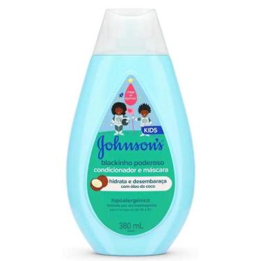 Imagem de Condicionador e Máscara Infantil Johnson's Blackinho Poderoso 380ml - 