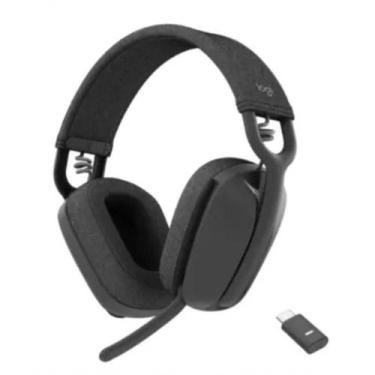 Imagem de Headset Logitech Zone Vibe Wireless com Microfone Duplo MEMS Bluetooth