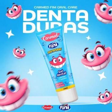 Imagem de Gel dental com flúor Carmed Fini Dentaduras 70g