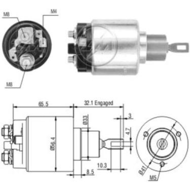 Imagem de Relê Volkswagen Saveiro 1989 a 1993 ZM 871