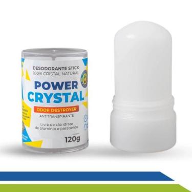 Imagem de Desodorante Crystal Natural Não Mancha Roupas Axilas Sem Álcool Elimin